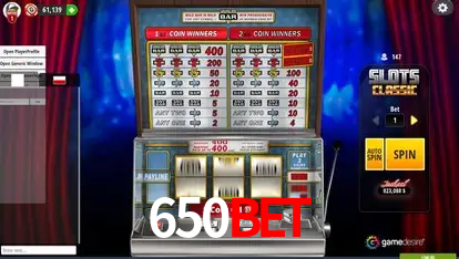 Descubra o Mundo do Cassino Online com 650bet